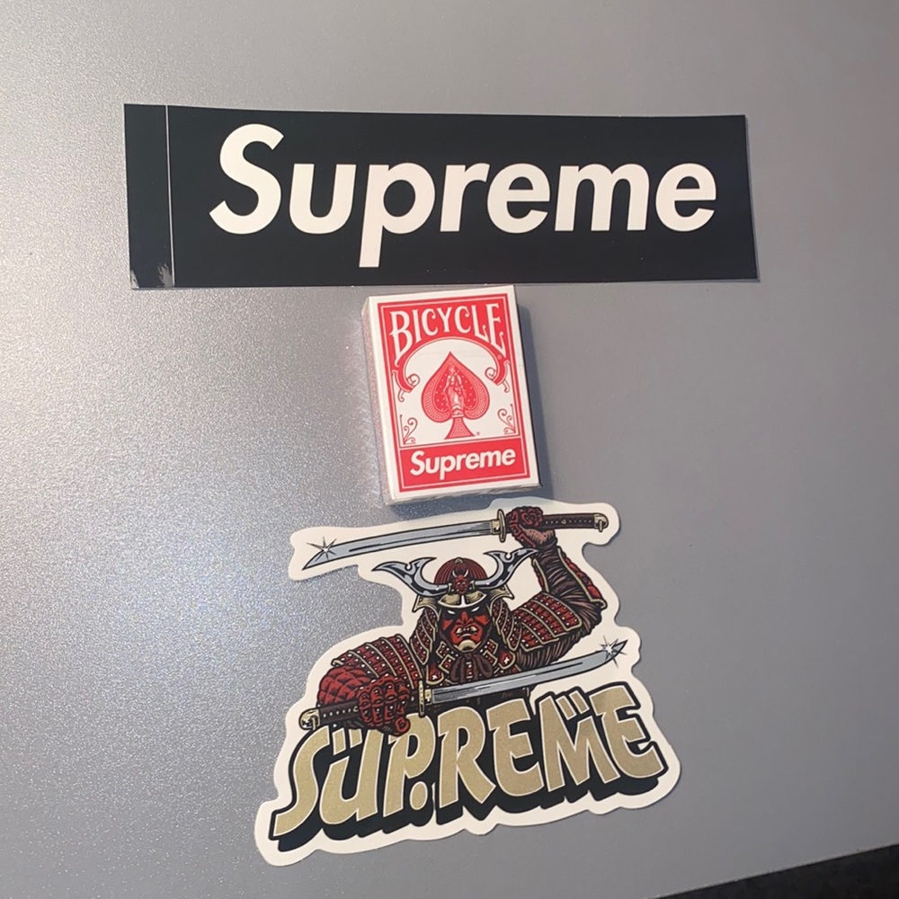 Supreme Bicycle Mini Playing Card Deck+Stickers